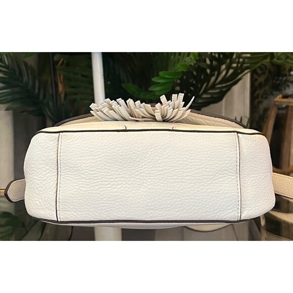 Tory Burch Vintage Winter White Thea/Robinson Shoulder Bag with Adjustable Strap - Picture 7 of 10